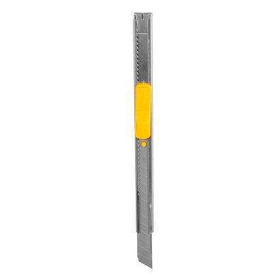 Нож сегментный 9 мм INGCO алюминиевый HKNS1806