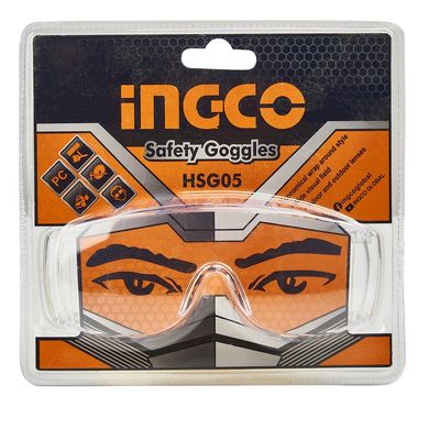 Окуляри захисні "Master" (прозорі) INGCO (HSG05)