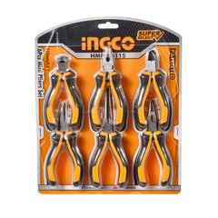 Набор шарнирно-губцевого инструмента мини 6 предметов Super Select INGCO HMPS06115