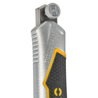 Нож сегментный 18 мм алюминиевый INGCO INDUSTRIAL HKNS1808