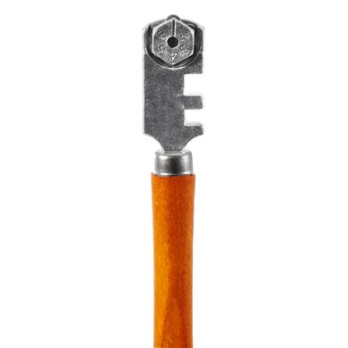 Стеклорез 130 мм 6 резаков деревянная ручка INGCO HGCT02