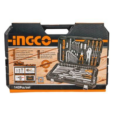 Набір інструментів універсальний142 предмети INGCO INDUSTRIAL